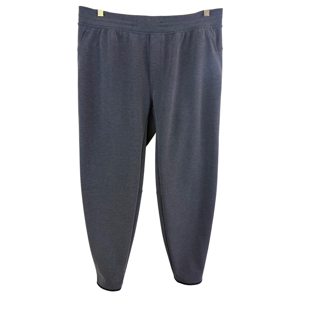 Lululemon GridLiner Fleece Jogger Mens XL Gray Heathered Tapered